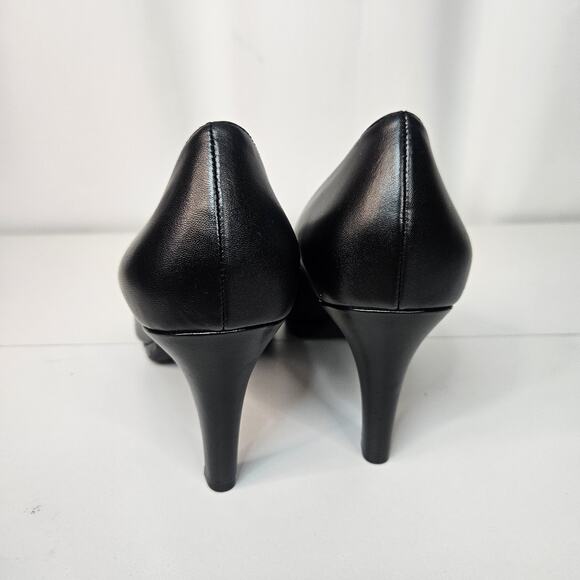 Naturalizer Womens Michelle Classic Black Leather High Heel Pump NWOB 10M - Picture 5 of 8